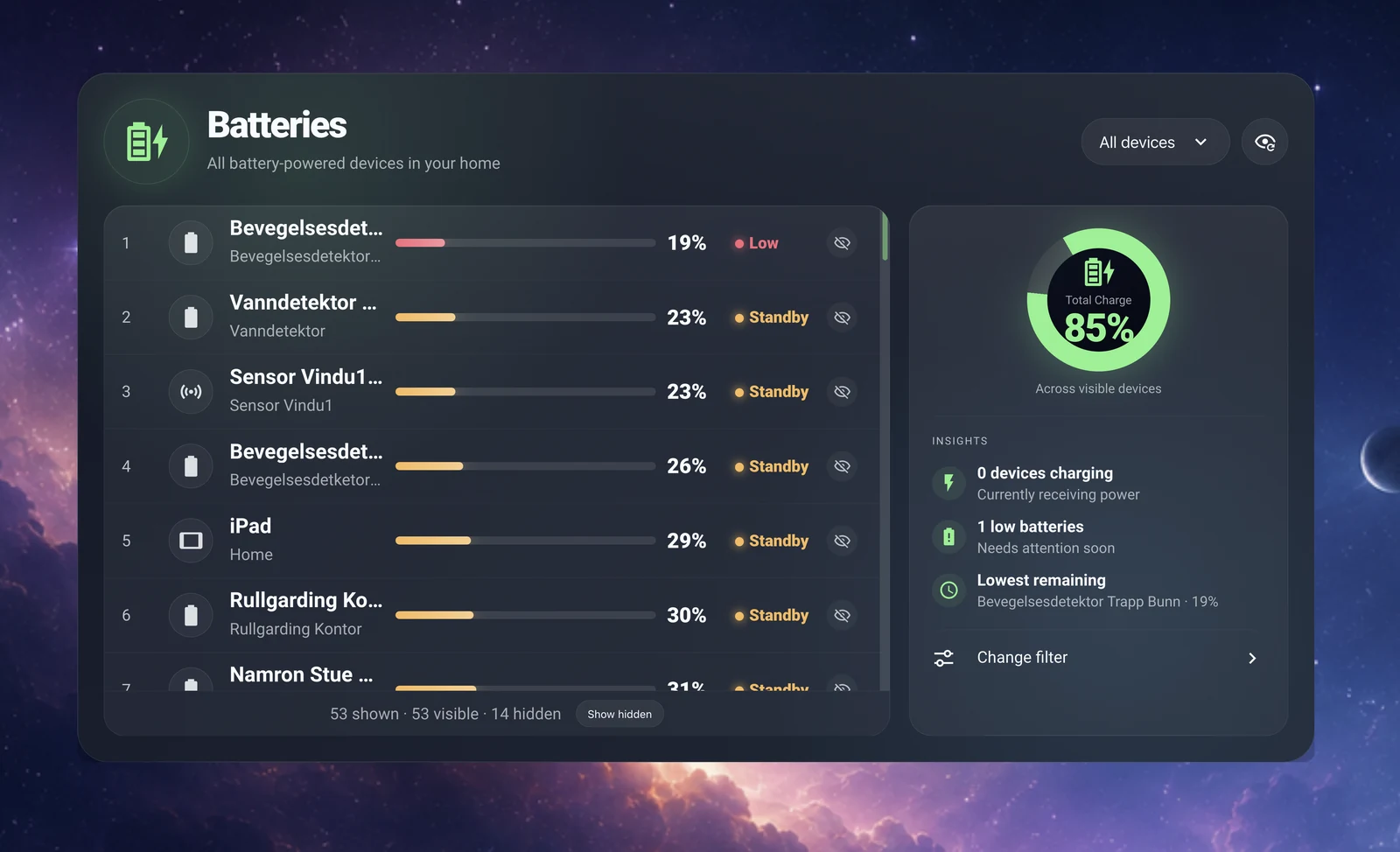 Battery Companion Card preview