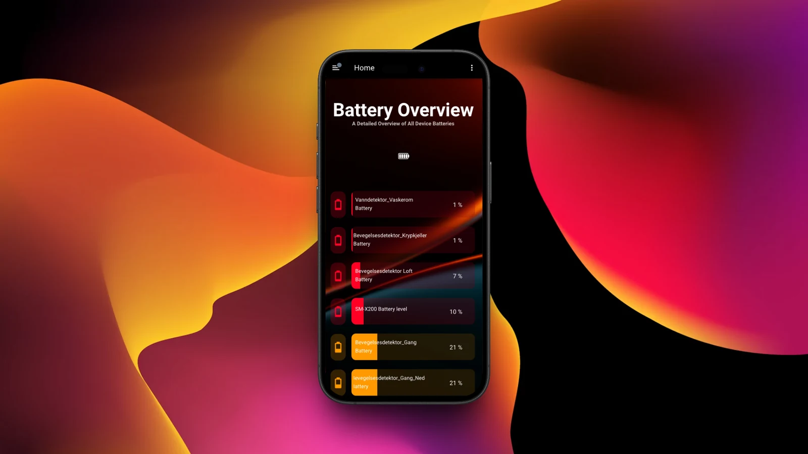 Battery Overview Card preview